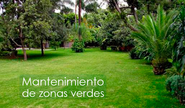 mantenimiento de zonas verdes
